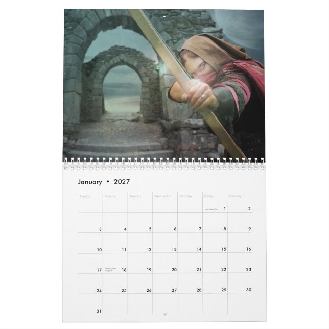 Fantastical and Magical Art Calendar (Jan 2027)