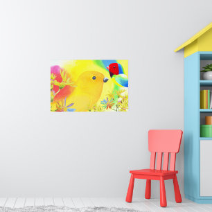 Fantastical Birds Poster