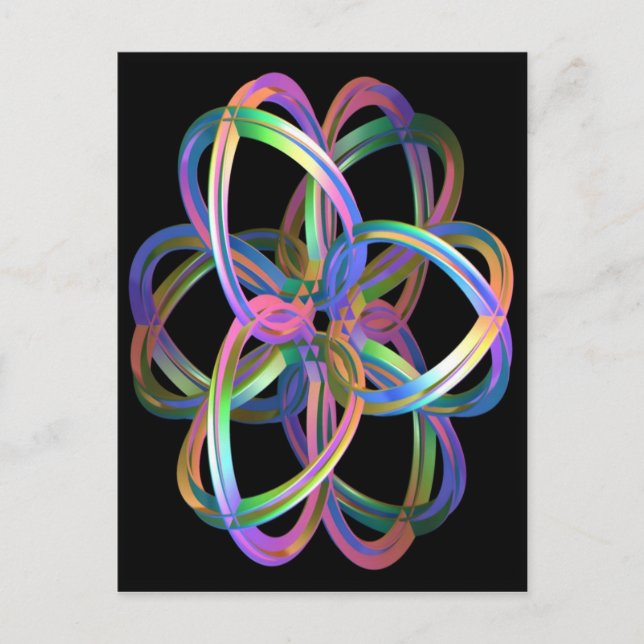 Fantasy 3D Gyroscope Postcard (Front)