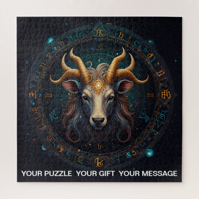 Fantasy Abstract Celestial Zodiac Sign Dreamscape Jigsaw Puzzle (Vertical)