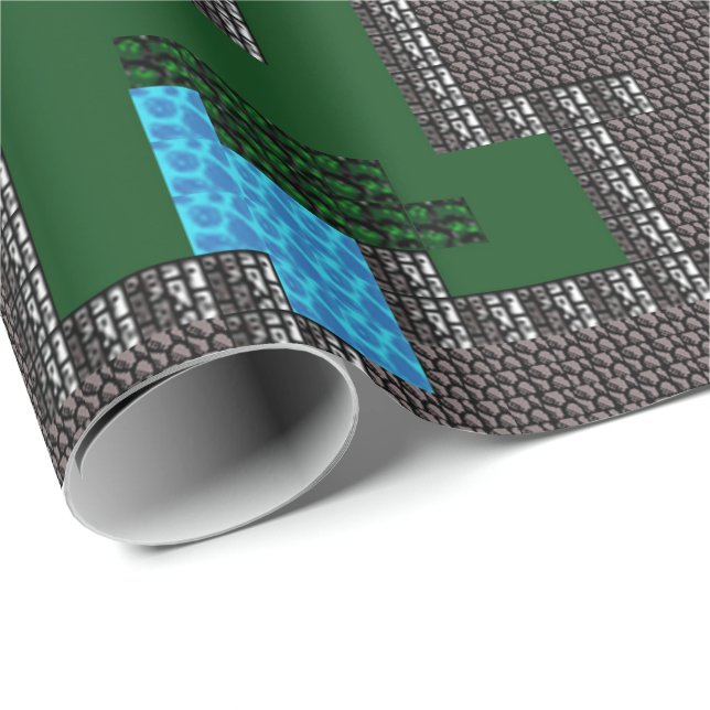 Fantasy Adventure Dungeon Map Wrapping Paper (Roll Corner)