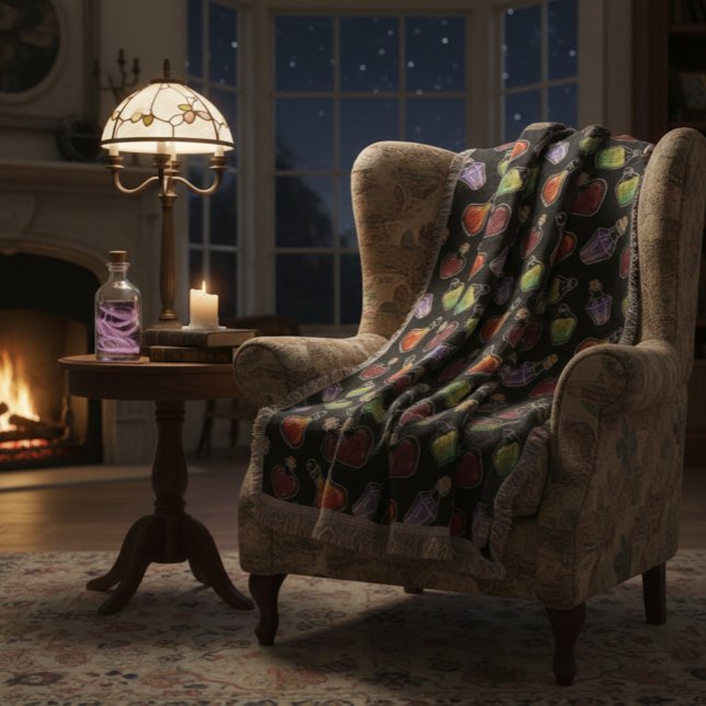 Fantasy Alchemy-Inspired Throw Blanket (Creator Uploaded)