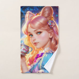 Fantasy Alice In Wonderland Bath Towel Set