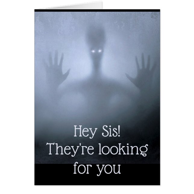 Fantasy Alien Fog Sister Birthday Looking for you (Front)