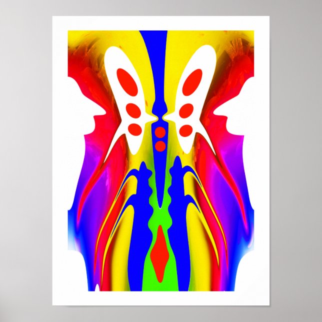 Fantasy alien machine art poster (Front)