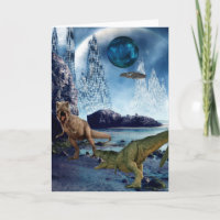 Fantasy Alien Planet Tyrannosaurus Dinosaur