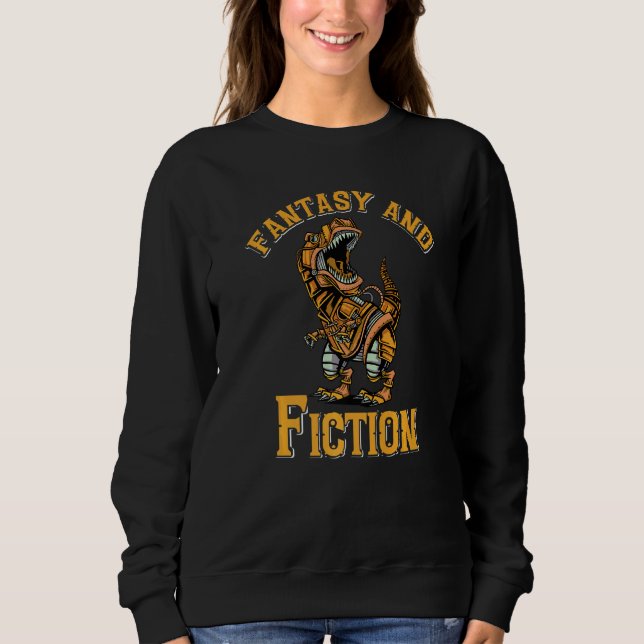 Fantasy And Fiction Rex Mechanical Dinosaur Steamp Sweatshirt (Front)