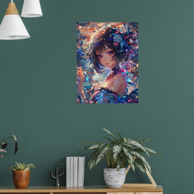 Fantasy Anime Girl Poster (Living Room 1)
