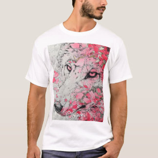 Fantasy Anime Manga Wolfe Ōkami Tshirt Custom