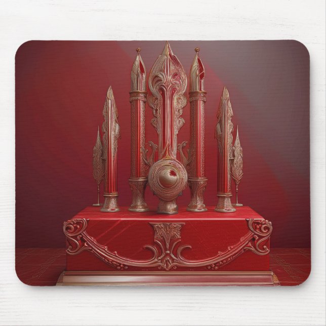 Fantasy Antique Fountain Pen Deskset Mouse Mat (Front)