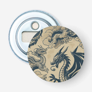 Fantasy Antiqued Dragons  Bottle Opener
