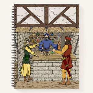 Fantasy Apothecary Shop Notebook