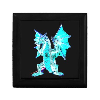 Fantasy Aqua Blue Dragon