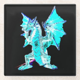 Fantasy Aqua Blue Dragon