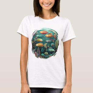 Fantasy Aquarium Whimsical Fish Women's T-Shirt