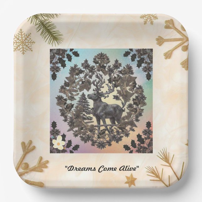 "Fantasy Art Designs" Paper Plate (Front)