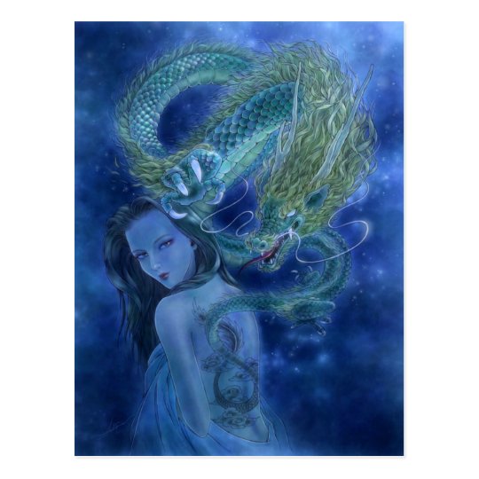 Fantasy Art Postcard - Dragon Lore