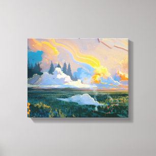 Fantasy art Premium Wrapped Canvas (Gloss)