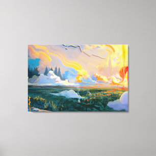 Fantasy art Premium Wrapped Canvas (Gloss)