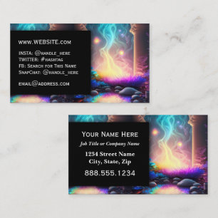 Fantasy Author Reiki Healer Professional Executive Business Card