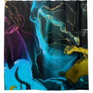 Fantasy Background. Macro Photo Paint. Faded Aweso Shower Curtain