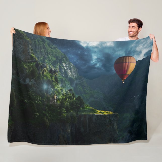 FANTASY BALOON FLEECE BLANKET (In Situ)