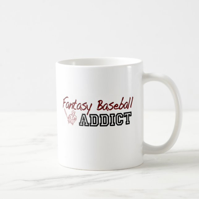Fantasy Baseball Addict Coffee Mug (Right)