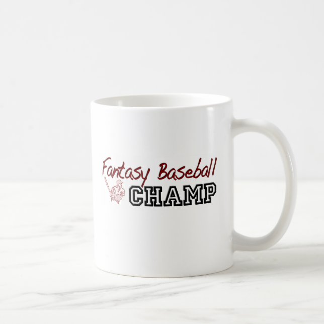 Fantasy Baseball Champ Coffee Mug (Right)