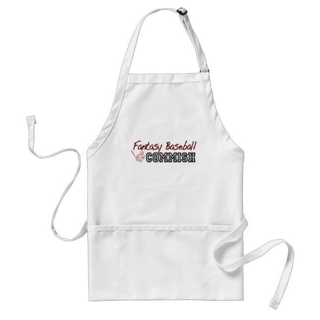 Fantasy Baseball Commish Standard Apron (Front)