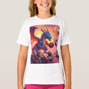 Fantasy Basketball League: Dragon vs Cats Hoops Ar T-Shirt