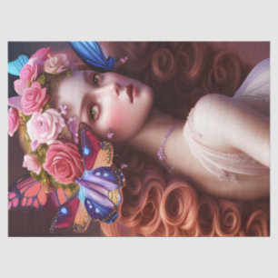 Fantasy Beautiful Fairy Princess Decoupage Tissue Paper