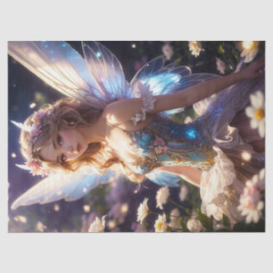 Fantasy Beautiful Flower Fairy Decoupage Tissue Paper