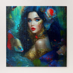 Fantasy Beautiful Mermaid 1 Jigsaw Puzzle