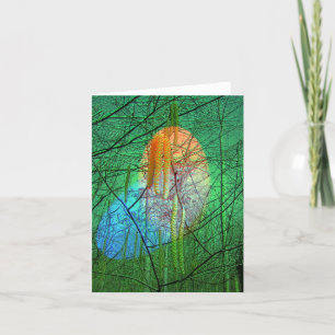 Fantasy Birch Catkins Note Card