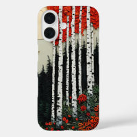 Fantasy birch forest