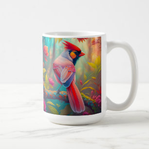 Fantasy Birds Male Cardinal Coffee Mug