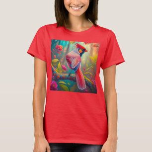 Fantasy Birds Male Cardinal T-Shirt