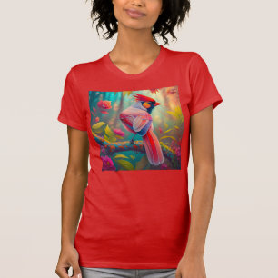 Fantasy Birds Male Cardinal T-Shirt