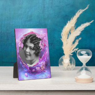 Fantasy Blossoms and Water Art Frame Plaque