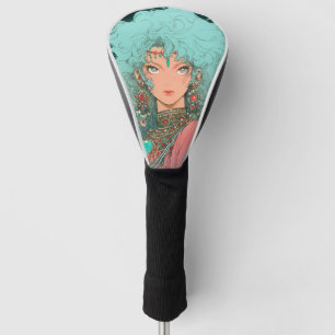 Fantasy Bohemian Aesthetic Anime Girl Golf Head Cover