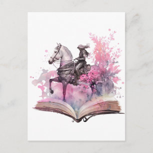 Fantasy Book Lover Design Postcard