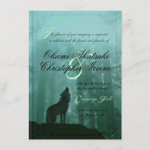 Fantasy Book Wedding Invitation