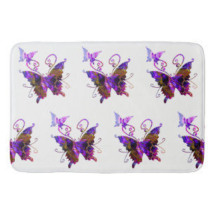 Fantasy Butterflies Bath Mat