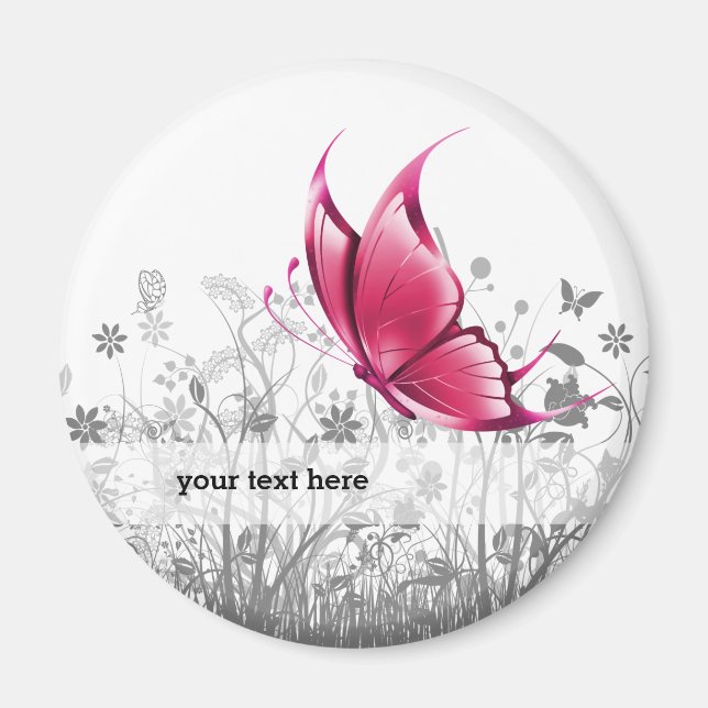 Fantasy Butterfly * choose background colour Magnet (Front)