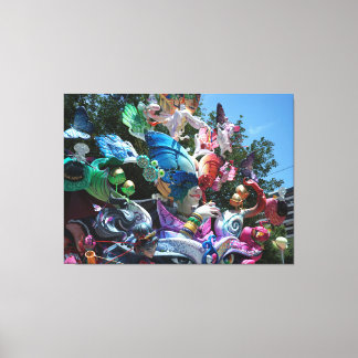 Fantasy Butterfly Girl Sculpture Canvas Print