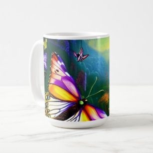Fantasy Butterfly Journey Coffee Mug