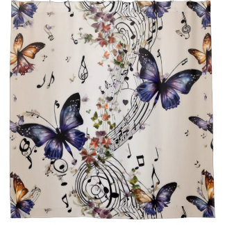 Fantasy Butterfly  Shower Curtain