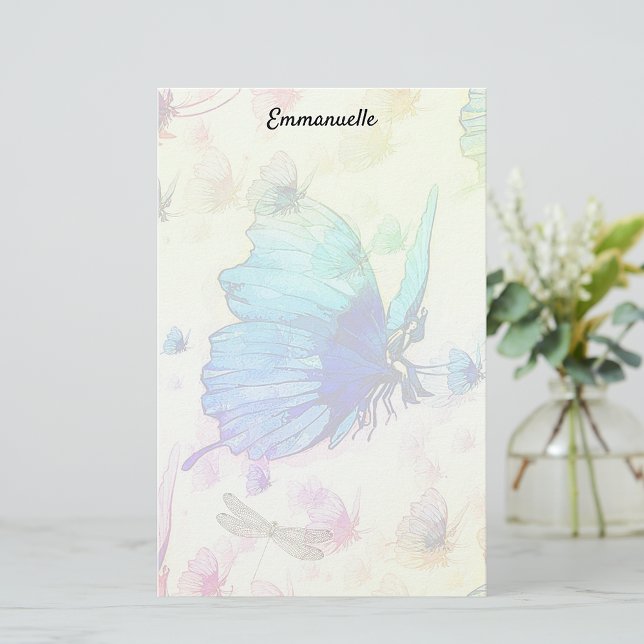 Fantasy Buttrflies Stationery (Creator Uploaded)