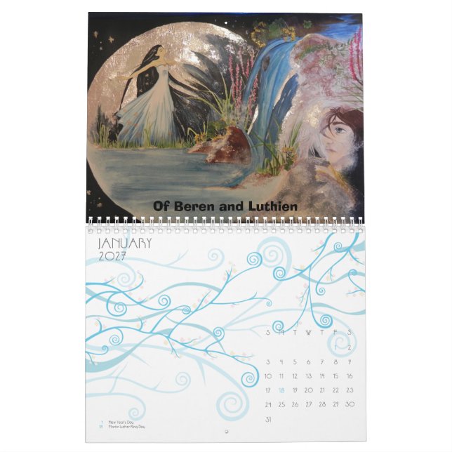 Fantasy Calendar 2012 (Jan 2027)