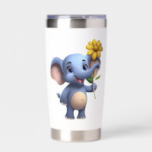 Fantasy Cartoon Elephant Tumbler